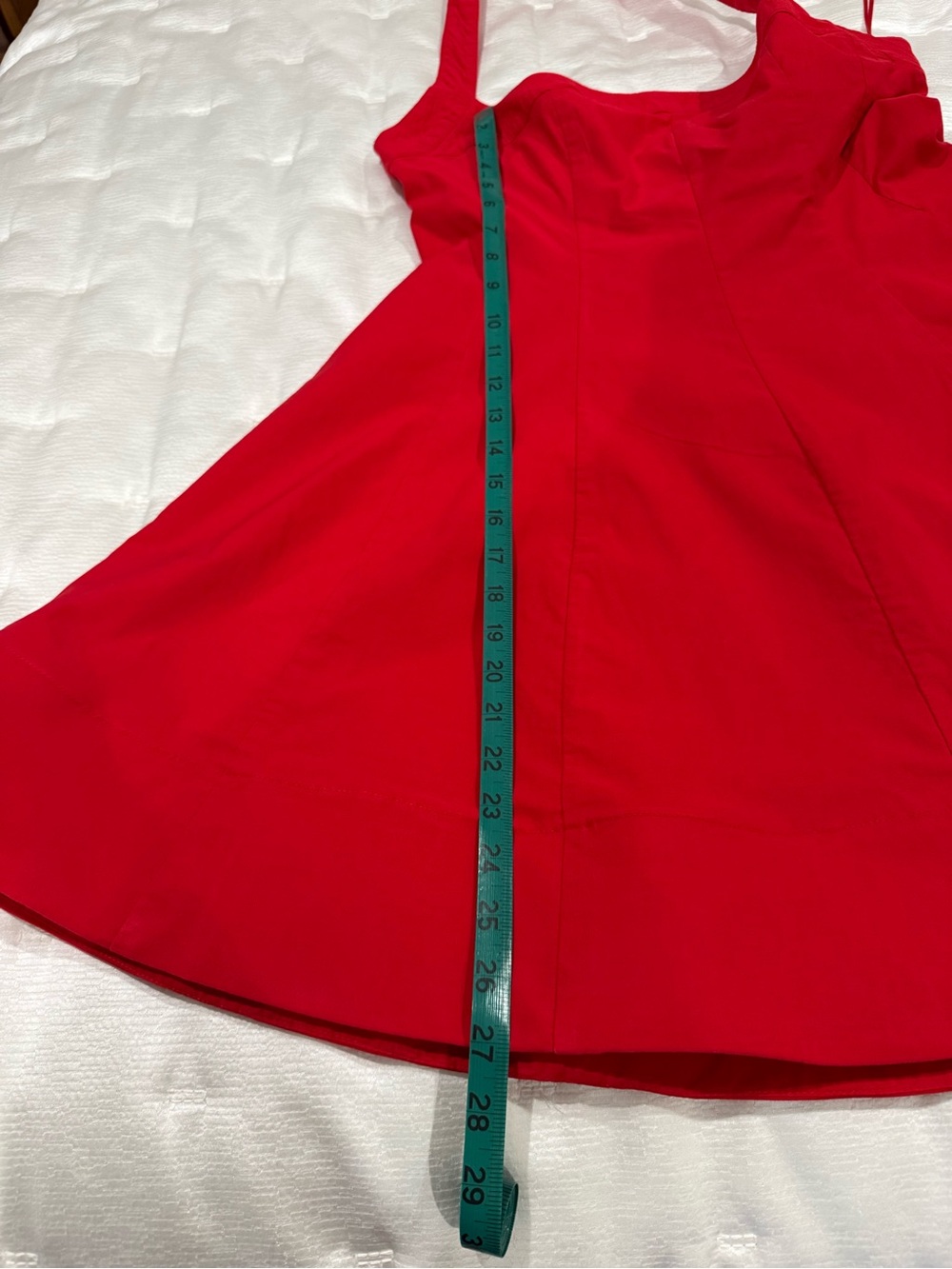 Anthropologie Maeve Red Halter Dress XL - Picture 7 of 7